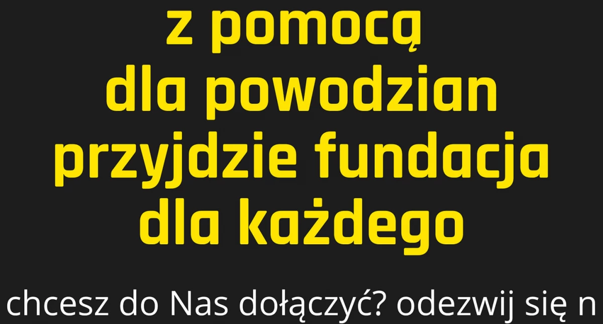 Interwencje i pomoc, fundacja każdego organizuje wyjazd Stronia Śląskiego pomóc powodzianom - zdjęcie, fotografia