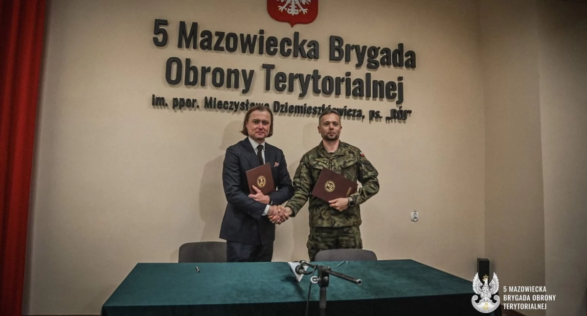 Armia i obrona terytorialna, Porozumienie Dowódcy Wojewodą Mazowieckim - zdjęcie, fotografia