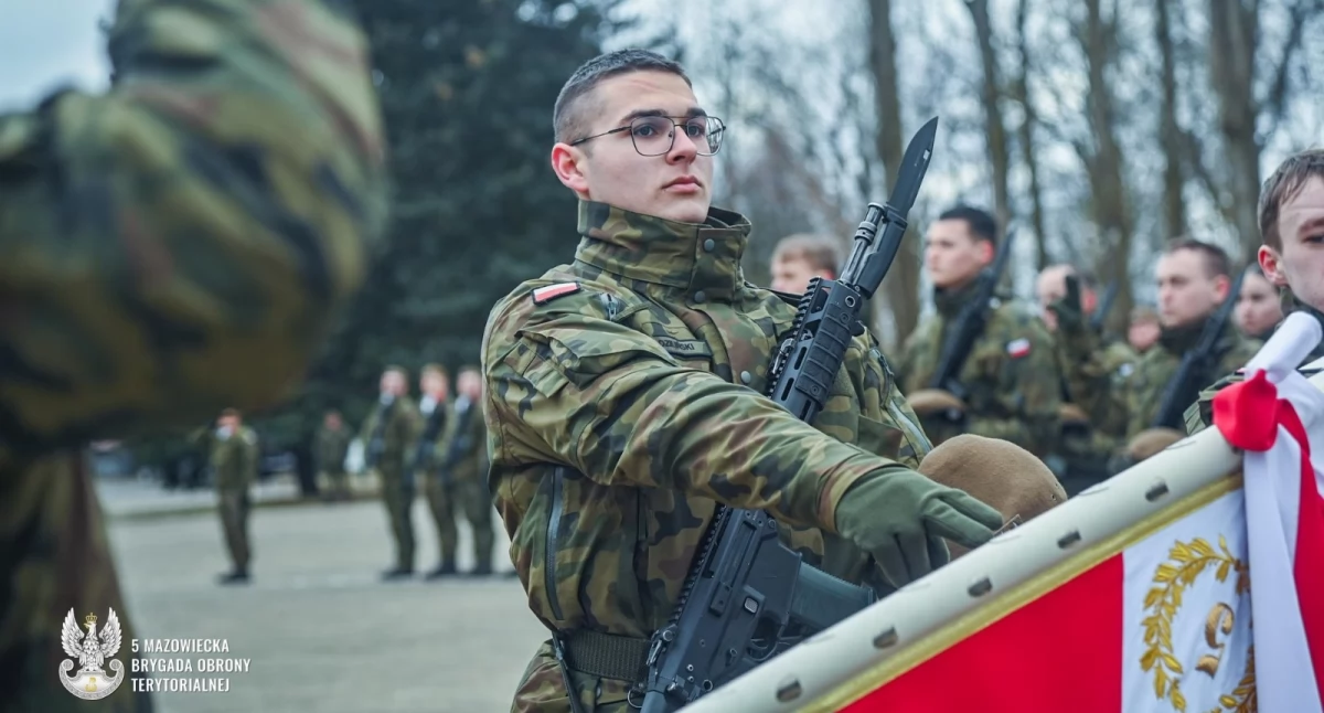 Armia i obrona terytorialna, Przysięgą wojskową zakończyli „FERIE WOT” - zdjęcie, fotografia