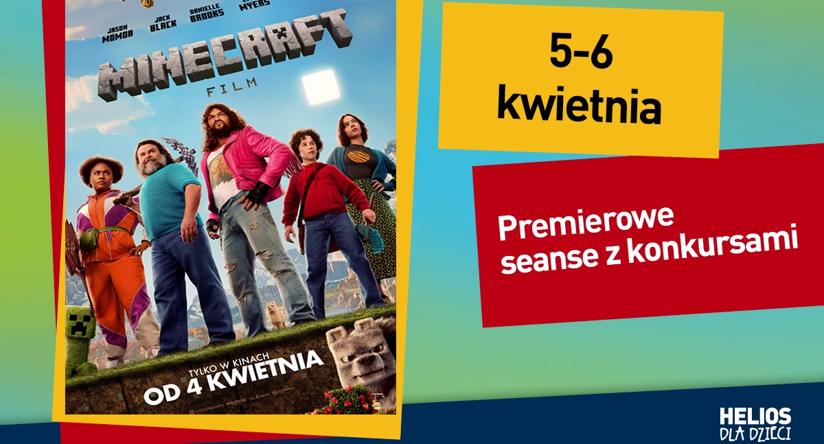 Kino - Film - Fotografia, Minecraft premierowe seanse konkursami kwietnia - zdjęcie, fotografia