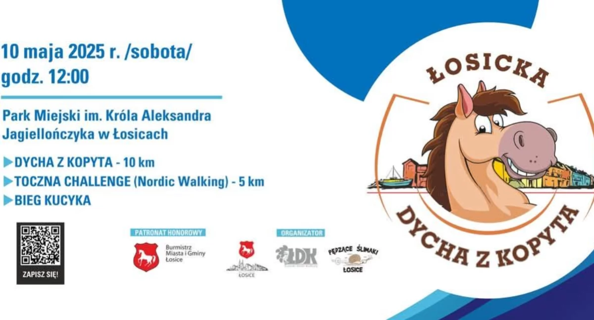 Biegi, Biegowe święto Łosicach! Szykuj formę „Dychę Kopyta” - zdjęcie, fotografia