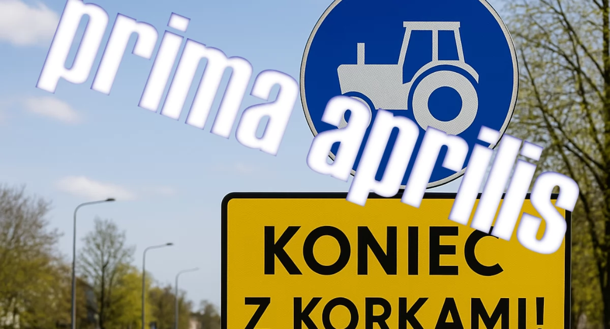 Inwestycje, Koniec korkami! Rolnicy będą jeździć ciągnikami specjalnych pasach drogowych - zdjęcie, fotografia