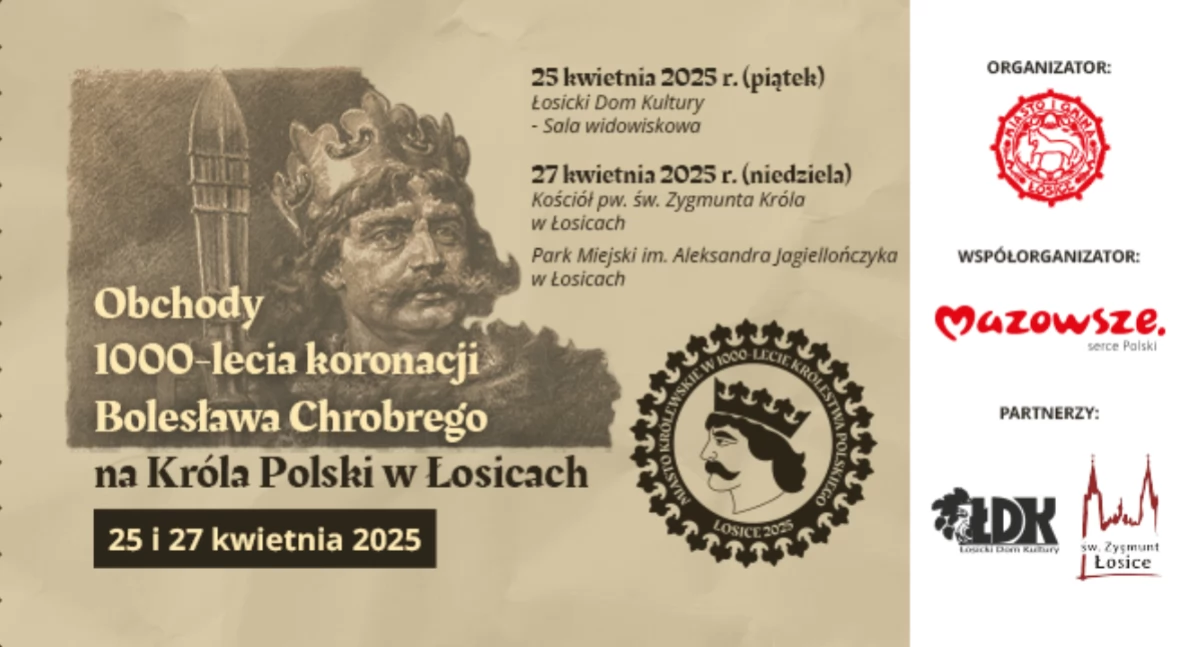 Teatr - Scena, Zmiana harmonogramu obchodów lecia koronacji Łosicach - zdjęcie, fotografia