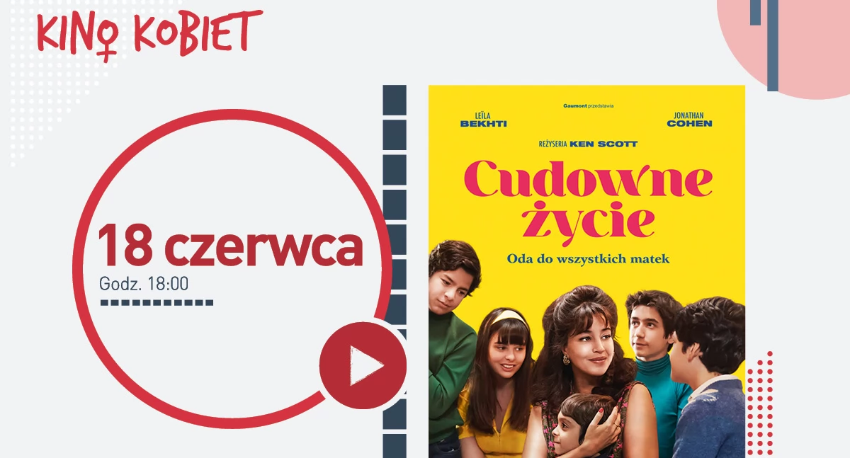 Kino - Film - Fotografia, Kobiet Heliosie czerwcowa odsłona filmem Cudowne życie wyjątkowymi atrakcjami! KONKURS - zdjęcie, fotografia