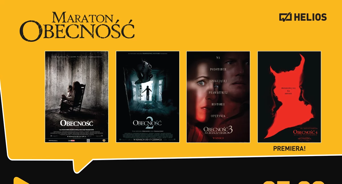 Kino - Film - Fotografia, Maraton OBECNOŚĆ kinie Helios - zdjęcie, fotografia