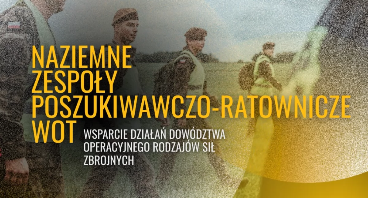 Armia i obrona terytorialna, Naziemny Zespół Poszukiwawczo Ratowniczy Mazowieckiej Brygady Obrony Terytorialnej prowadzi działania - zdjęcie, fotografia