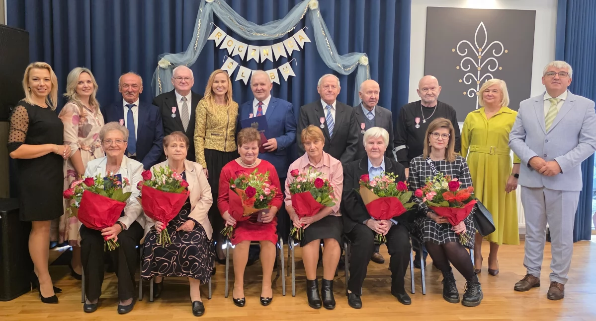 Atrakcje - Ciekawostki - Rekreacja, Jubileusz miłości wierności Złote Diamentowe Gminie Sarnaki - zdjęcie, fotografia