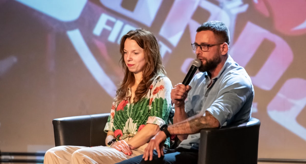 Inne sporty, Łosic szczyty Spotkanie Agnieszką Markiewicz Jakubem Mironiukiem poruszyło publiczność - zdjęcie, fotografia