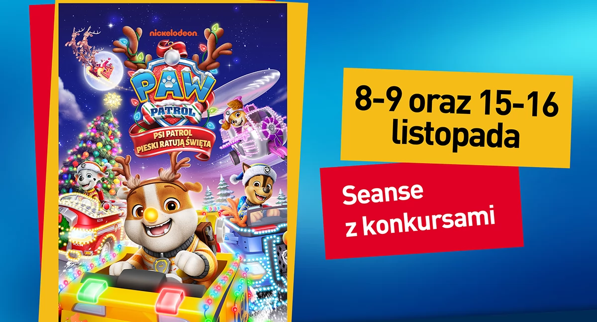 Kino - Film - Fotografia, Patrol Pieski ratują święta zaproszenia Helios - zdjęcie, fotografia