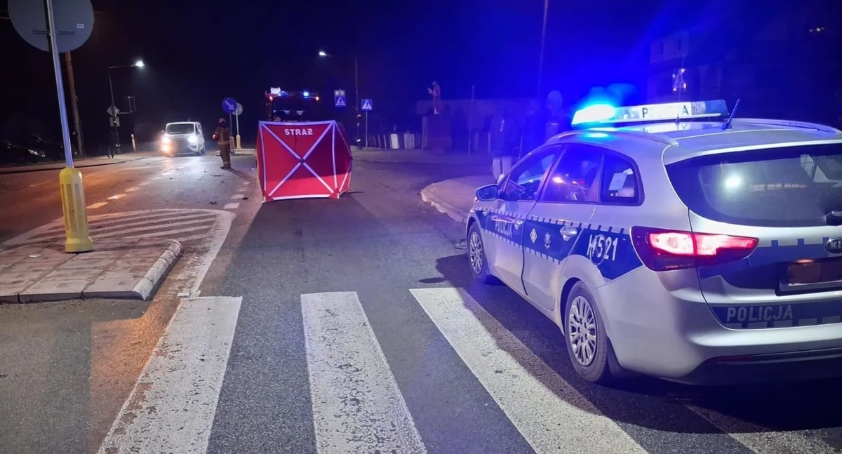 Kronika kryminalna, Tragiczne potrącenie przejściu Łuzkach żyje letnia kobieta - zdjęcie, fotografia