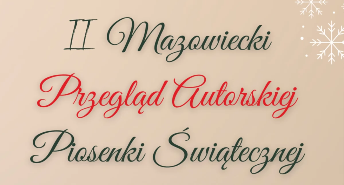 Koncerty - Muzyka, Muzyka serca zimową nutę Mazowiecki Przegląd Autorskiej Piosenki Świątecznej - zdjęcie, fotografia