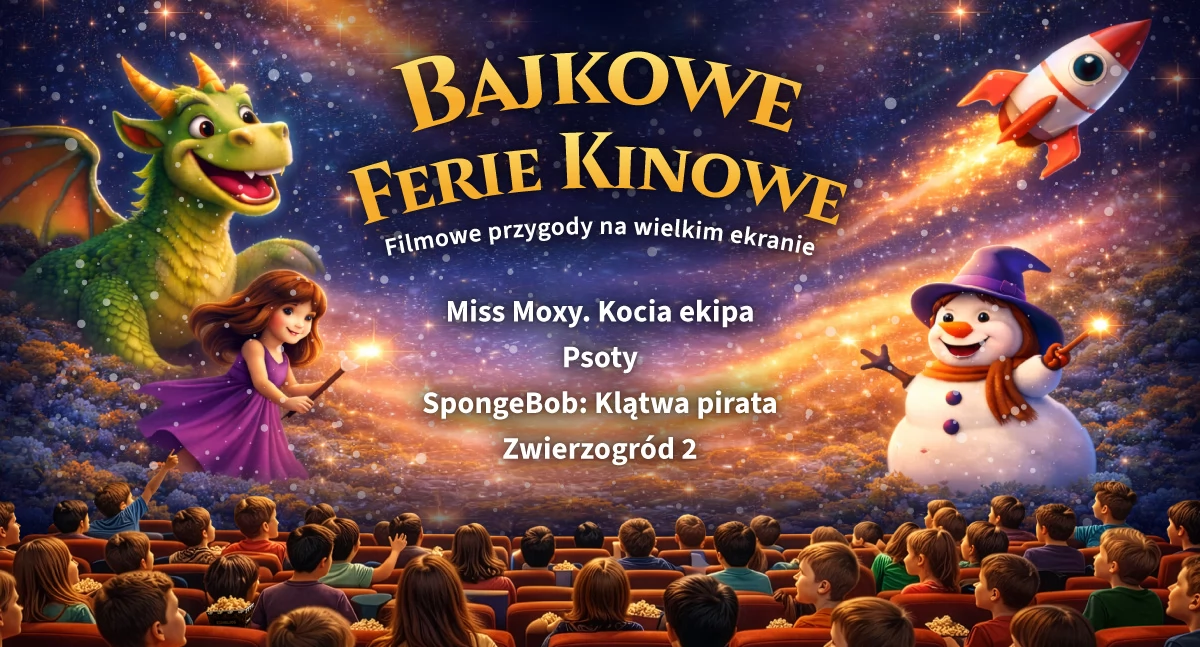 Kino - Film - Fotografia, Bajkowe ferie Heliosie Rodzinne seanse Siedlcach konkurs czytelników Łosice - zdjęcie, fotografia