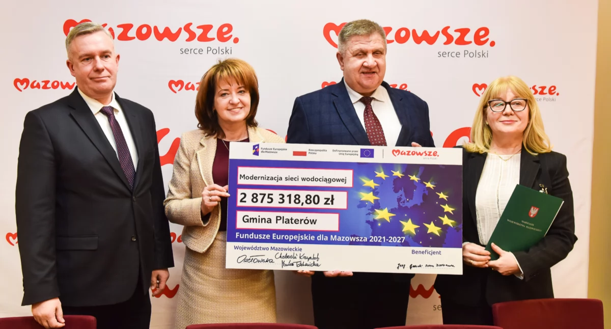 Inwestycje, Ponad gminy Platerów - zdjęcie, fotografia