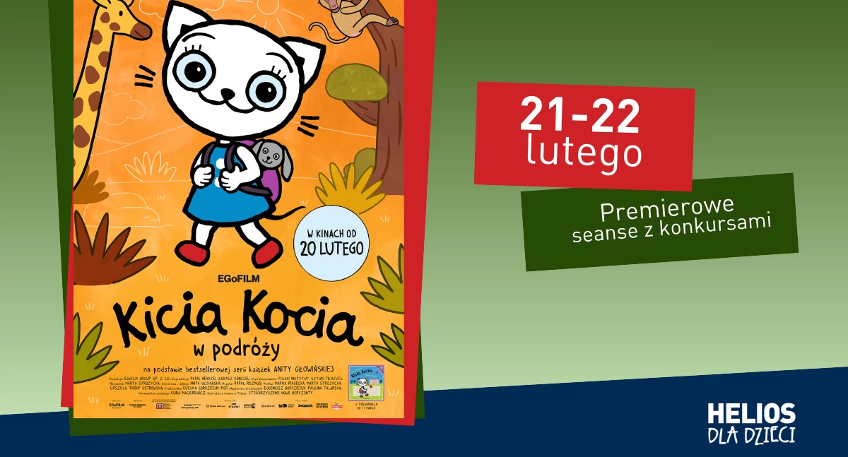 Kino - Film - Fotografia, „Kicia Kocia podróży” Heliosie wygraj zaproszenia premierowe seanse - zdjęcie, fotografia