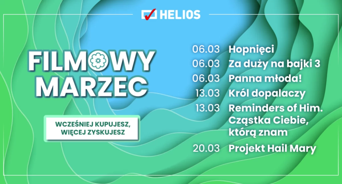 Kino - Film - Fotografia, wiosnę Sprawdź repertuar Heliosa wygraj bilety - zdjęcie, fotografia