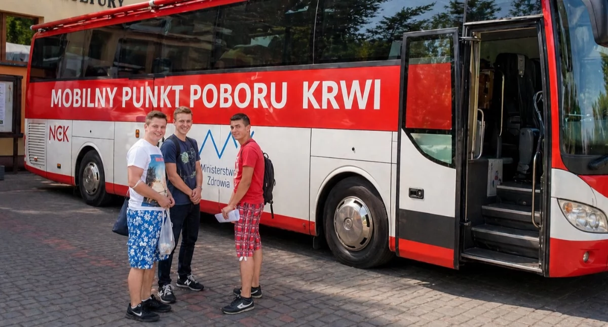Szpital, Druga akcja poboru Łosicach „Liczy każda kropla” - zdjęcie, fotografia