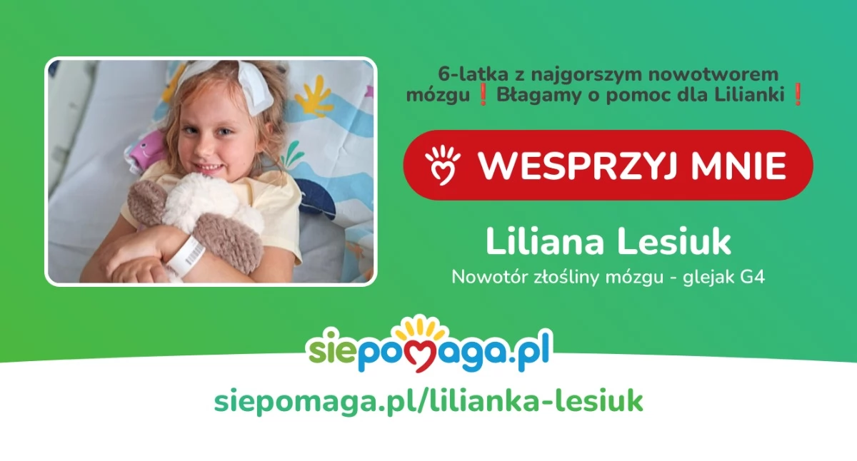 Interwencje i pomoc, letnia Lilka Łosic potrzebuje naszej pomocy walka glejakiem - zdjęcie, fotografia
