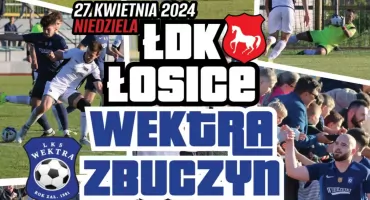 Piłkarskie emocje w Łosicach – ŁDK Łosice kontra Wektra Zbuczyn już w niedzielę!