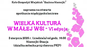 Kultura, która integruje. Szósta edycja plenerowego wydarzenia w Niemojkach