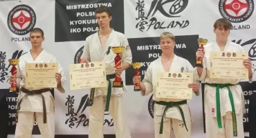 Łosiczanin Dawid Kowalski Wicemistrzem Polski Karate Kyokushin!