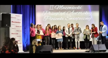 Zespół Si z Platerowa na podium. II Mazowiecki Przegląd Autorskiej Piosenki Świątecznej w Mordach